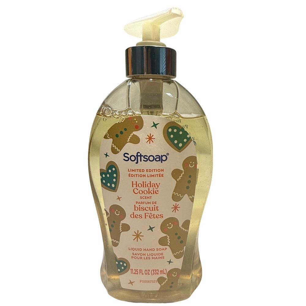 Softsoap Holiday Cookie Limited Edition Sweet Soft Soap Large 11.25 oz